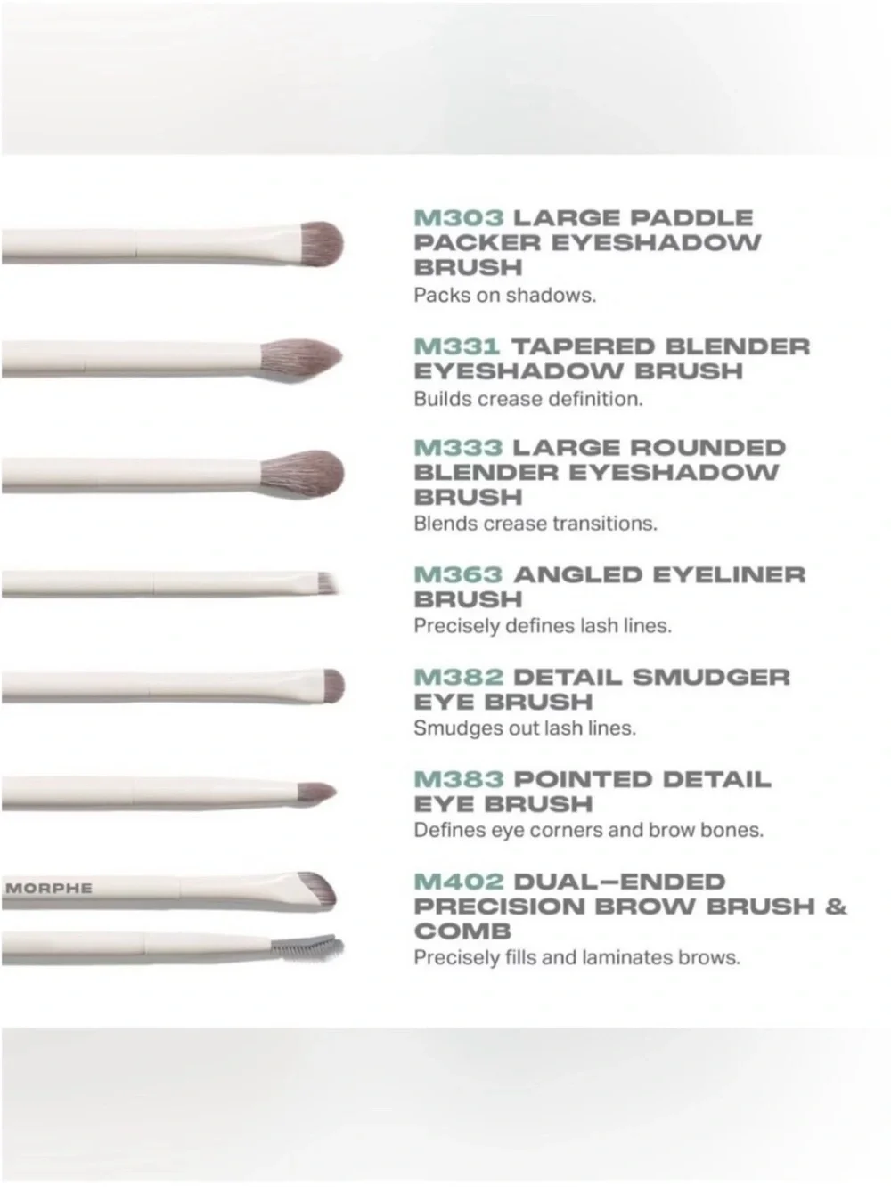 MORPHE EYE WANT IT ALL 7 - PIECE EYE BRUSH SET